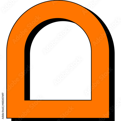 Neubrutalism Abstract Shape