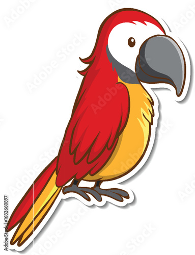 parrot on a branch