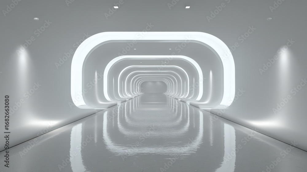 Obraz premium light through the tunnel