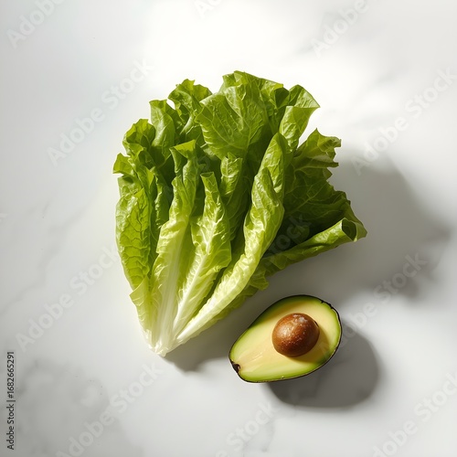 fresh green salad