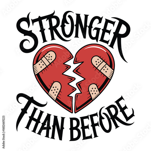 Embrace inner strength and resilience with this powerful message of overcoming heartbreak and emerging stronger than ever before.