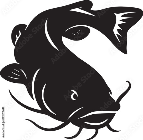 vector illustration of a fish