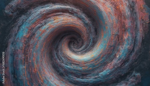 Wallpaper Mural Whirlwind of Celestial Hues: A swirling vortex of celestial hues dances in a mesmerizing spiral, evoking the vastness and wonder of the cosmos. Torontodigital.ca