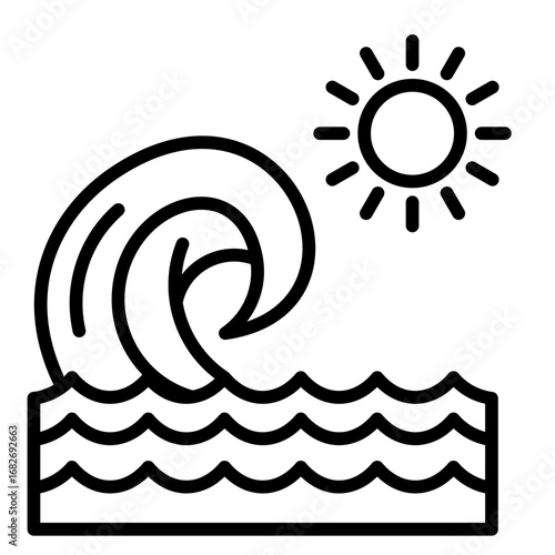 Wave  Icon Set Multiple Style Collection