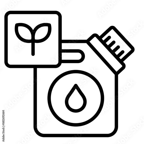 Biofuel  Icon Set Multiple Style Collection