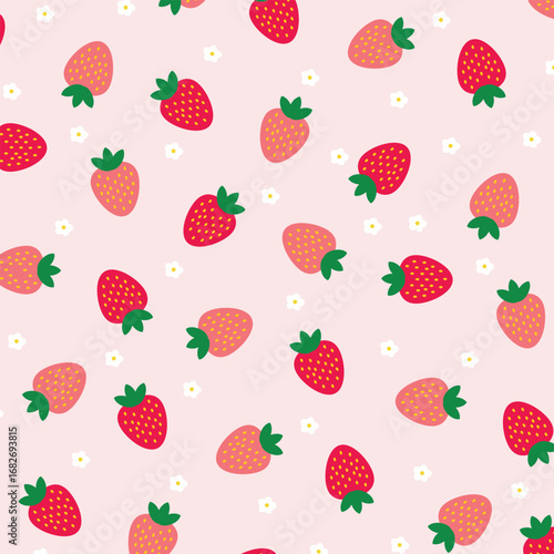Seamless Pattern with Watermelon