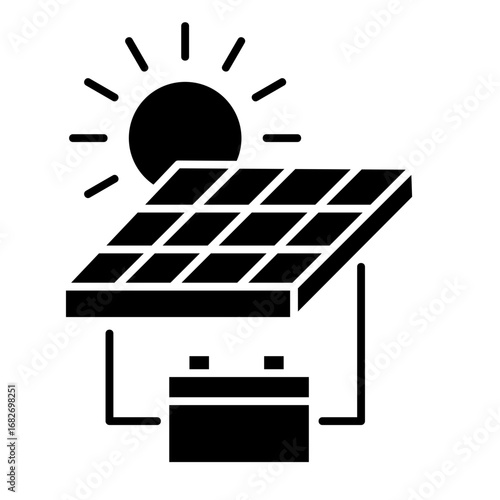 Solar Energy  Icon Set Multiple Style Collection