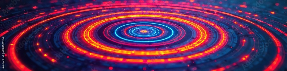 Fototapeta premium Captivating Concentric Circles An Optical Illusion for Design Projects