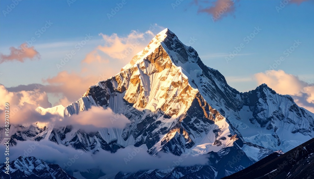 Fototapeta premium Majestic mountain peak