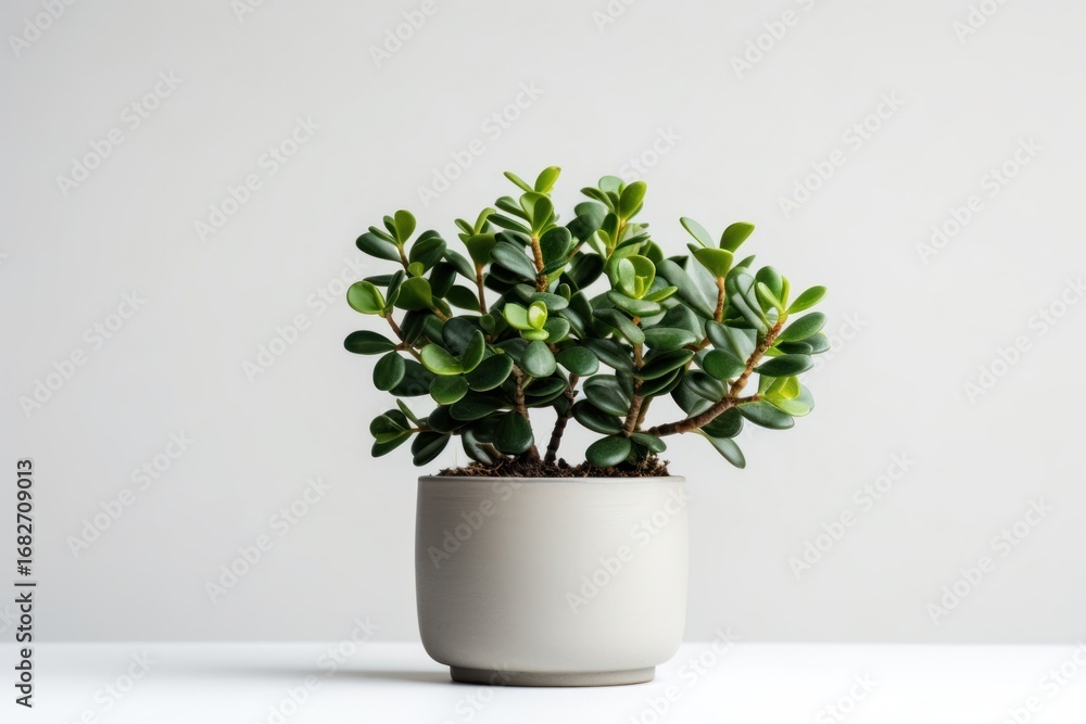 Fototapeta premium Bonsai plant leaf houseplant.