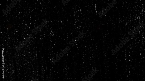 rain on black background in windows overlay