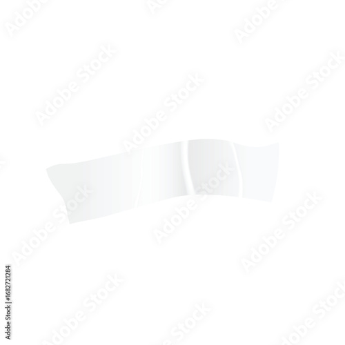 ribbon,white,blank modern flat vector for customizable label design vector graphic for branding template