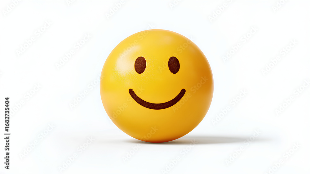 Fototapeta premium smiley face on white background