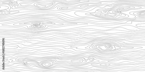Seamless wood texture, wood plank, black lines on white background, vector design, banner