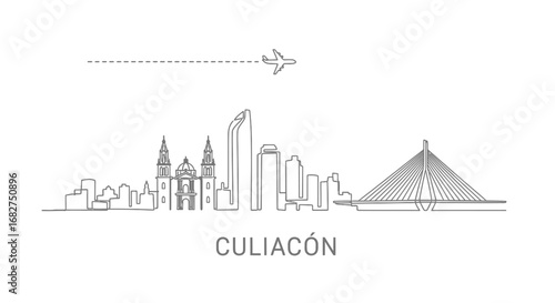 Culiacn Skyline Mexico travel.