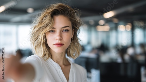 portrait of a young woman in a cafe Free Download portrait of a young woman in a cafe - GFXLoad