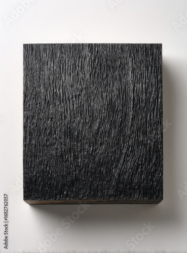 Wallpaper Mural Dark, textured wood sample, square format Torontodigital.ca