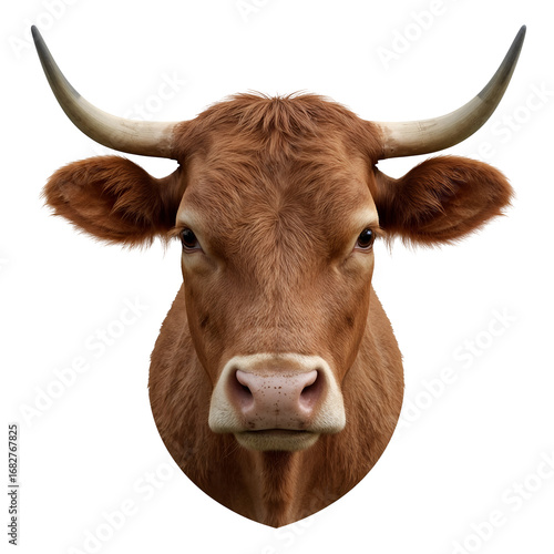 cow with horns