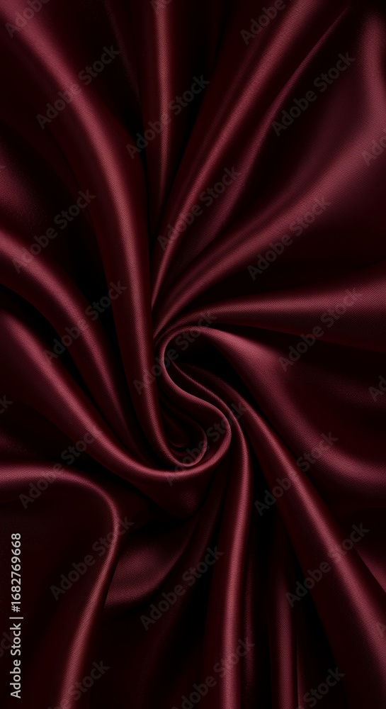 Fototapeta premium Elegant Red Velvet Fabric Texture