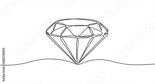 Geometric diamond illustration