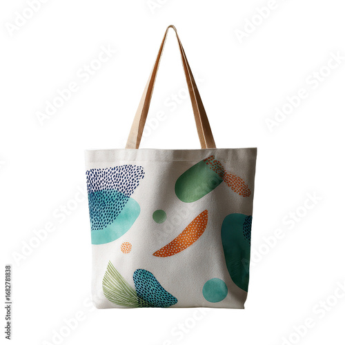 tote bag isoleted on transparent background .