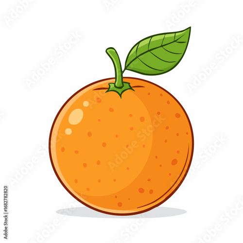 orange isolate white ,vector svg