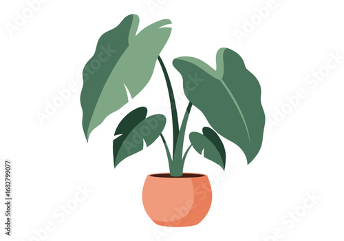 Vibrant green potted plant brings natural beauty and modern style to any home or office decor.