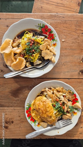 kupat tahu solo is traditional food from Indonesia  