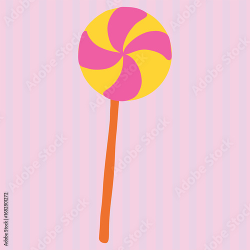 Clipart hand drawn spooky candy for Halloween decoration, cute hand drawn design for print, coloring, wallpaper.