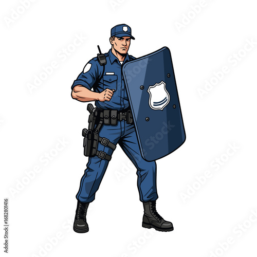 policeman in uniform