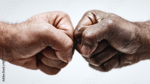 two hands of the old man