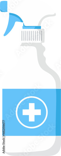 Antiseptic Spray Bottle Ready to Clean