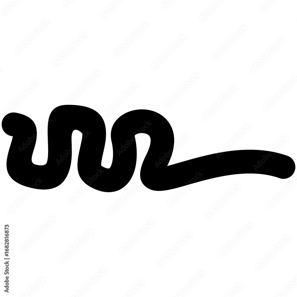 Fototapeta premium Scribbled Lines Abstract Illustration