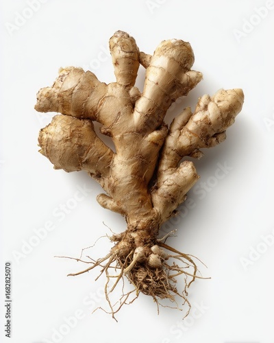 Fresh ginger root, top view (11)