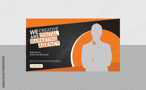 business YouTube banner cover design templates 