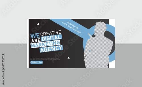 business YouTube banner cover design templates 