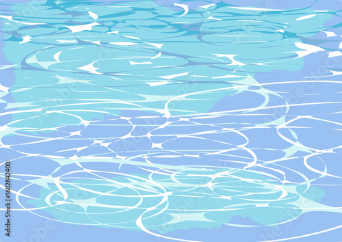 abstract water background with reflections and ripples vector illustration