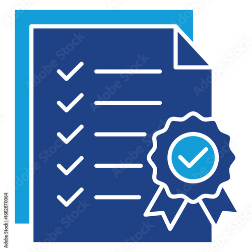 Compliance Solid Icon Element For Design