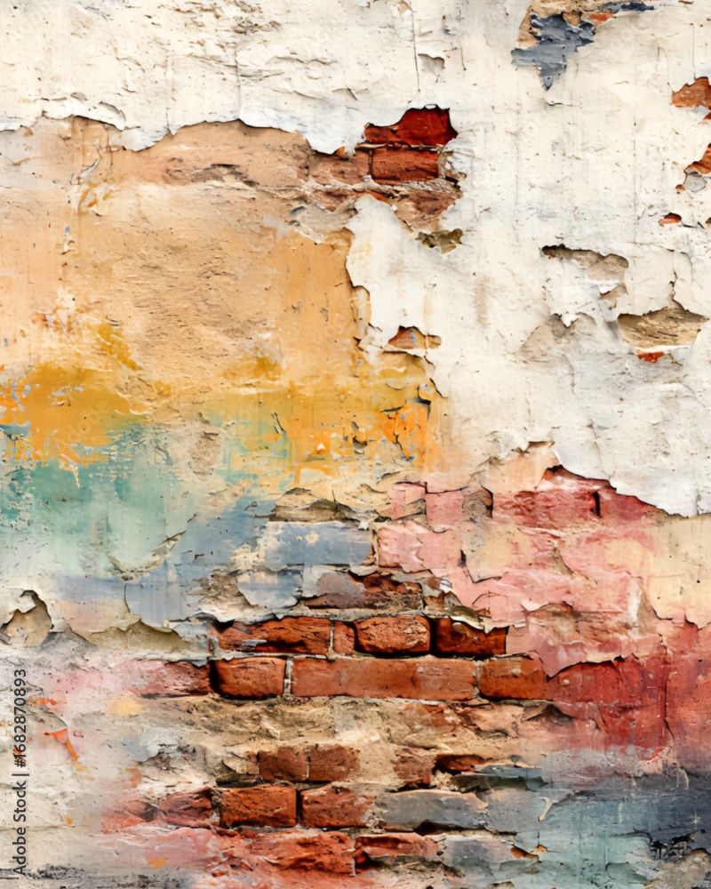Fototapeta premium background texture old brick shabby wall