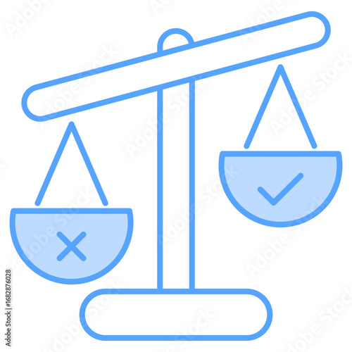Morality Blue White Color Icon Element For Design