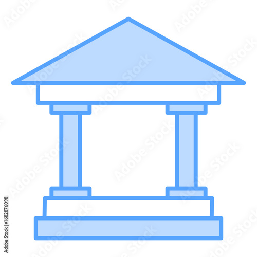 Governance Blue White Color Icon Element For Design