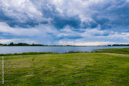 Rain Showers Over Ummanz Island, Rügen, Germany