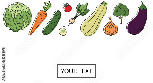 A wholesome assortment of fresh garden vegetables for healthy eating and culinary inspiration