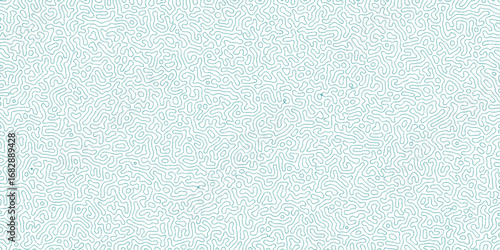 Turing Abstract Pattern, suitable for any business. White and blue color diffusion reaction seamless pattern. abstract Reaction-diffusion or Turing pattern formation, coral reef, natural texture.