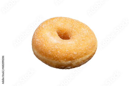 Delicious donut with sugar coating