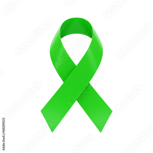Wallpaper Mural Lime Green Awareness Ribbon: Symbol of Support & Hope Torontodigital.ca