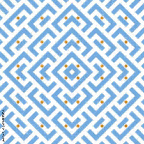 argentina flag rhombus pattern layer. geometric background for decoration and etc. vector illustration