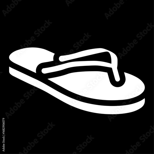 Fashionable shoes sandals for home use slippers in vector art