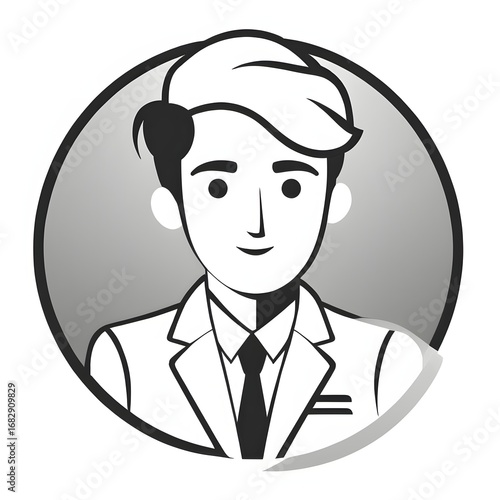 Silhouette Icon of a Person Figure