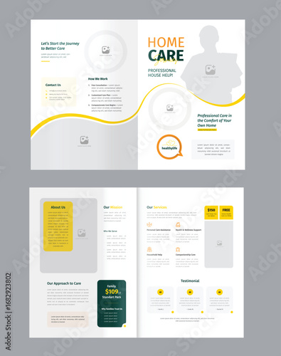 Professional Home Care Services Bifold Brochure